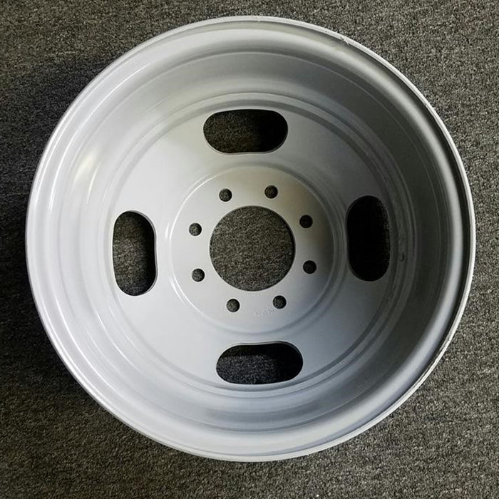 Set of 6 16" Dually GRAY Steel Wheels for 2001-2025 Chevy Express GMC SAVANA SIERRA SILVERADO 3500 OEM Design Replacement Rim