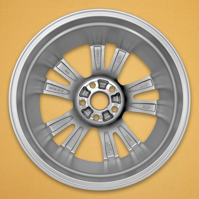 For Toyota RAV4 OEM Design Wheel 18" 18x7.5 2013-2015 Silver Single Replacement - Back View