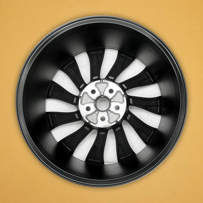 For Tesla Model 3 OEM Design Wheel 20" 20X9 2021 -2023 SATIN BLACK Single - Back View