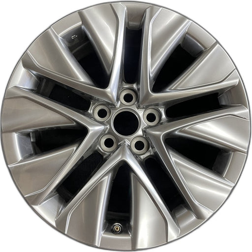 19" MIRAI 21-24 19x8 5 V spoke silver Original OEM Wheel Rim - Front View