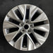 19" MIRAI 21-24 19x8 5 V spoke silver Original OEM Wheel Rim - Front View