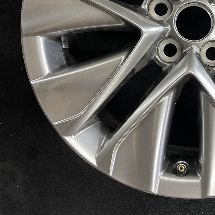 19" MIRAI 21-24 19x8 5 V spoke silver Original OEM Wheel Rim - Additional View