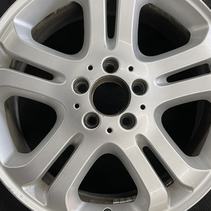 18" MERCEDES ML-CLASS 06 164 Type; ML500 18x8 10 spoke Original OEM Wheel Rim - Angle View