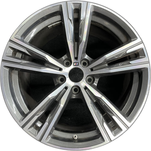 18" BMW Z4 19 18x10, 5 spoke, double spoke Original OEM Wheel Rim - Front View
