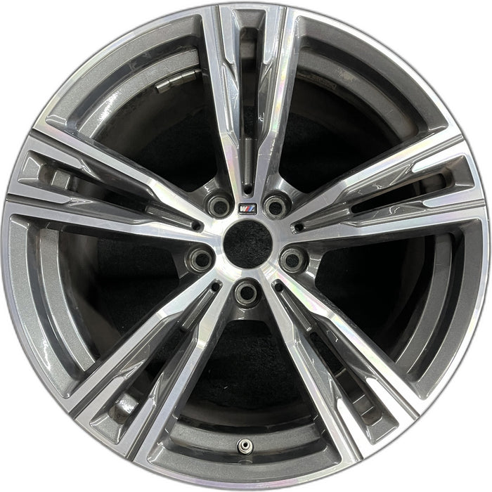 18" BMW Z4 19 18x10, 5 spoke, double spoke Original OEM Wheel Rim - Front View