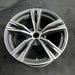 18" BMW Z4 19 18x10, 5 spoke, double spoke Original OEM Wheel Rim - Side Profile
