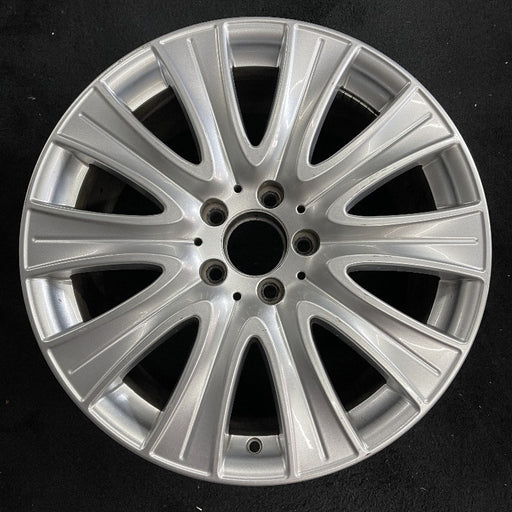 18" MERCEDES S-CLASS 14 222 Type; S550 18x8 10 spoke Original OEM Wheel Rim - Front View