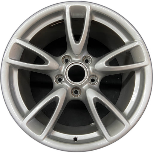 18" PORSCHE 911 09-11 18x10.5 Original OEM Wheel Rim - Front View