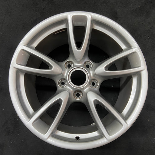 18" PORSCHE 911 09-11 18x10.5 Original OEM Wheel Rim - Angle View
