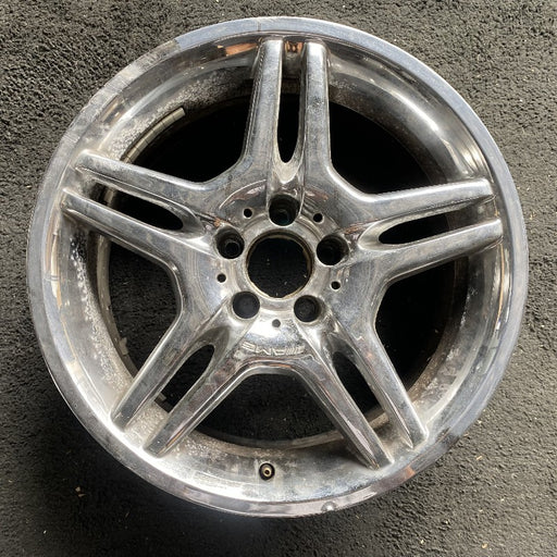 18" MERCEDES E-CLASS 03 211 Type; Sdn E55 18x8 frt Original OEM Wheel Rim - Front View