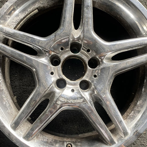 18" MERCEDES E-CLASS 03 211 Type; Sdn E55 18x8 frt Original OEM Wheel Rim - Angle View