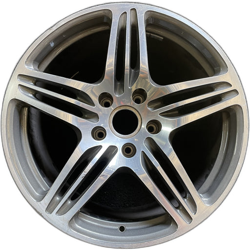 19" PORSCHE 911 07-08 , 19x11 , 5 triple spoke Original OEM Wheel Rim - Front View