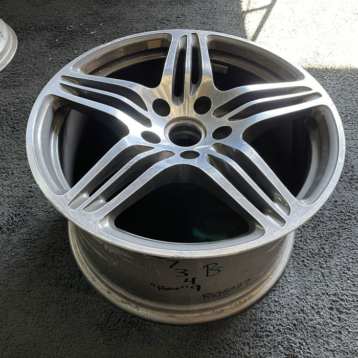 19" PORSCHE 911 07-08 , 19x11 , 5 triple spoke Original OEM Wheel Rim - Side Profile