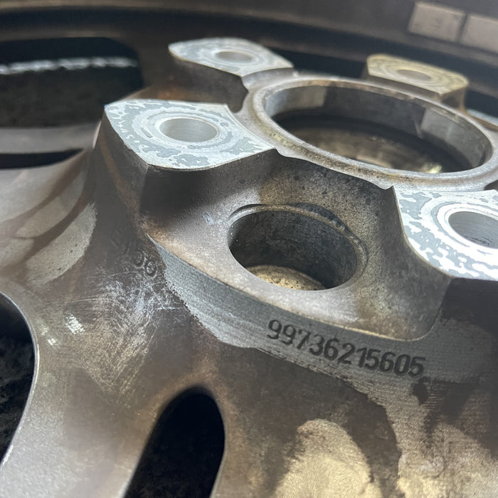 19" PORSCHE 911 07-08 , 19x8.5, 5 triple spoke Original OEM Wheel Rim