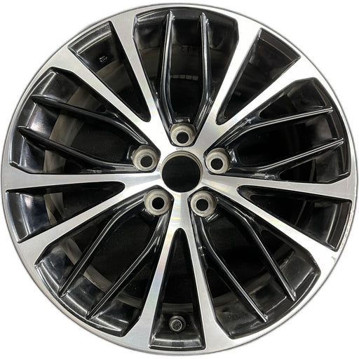 18" CAMRY 18-20 18x8 , silver black Original OEM Wheel Rim - Front View
