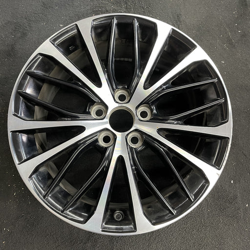 18" CAMRY 18-20 18x8 , silver black Original OEM Wheel Rim - Additional View