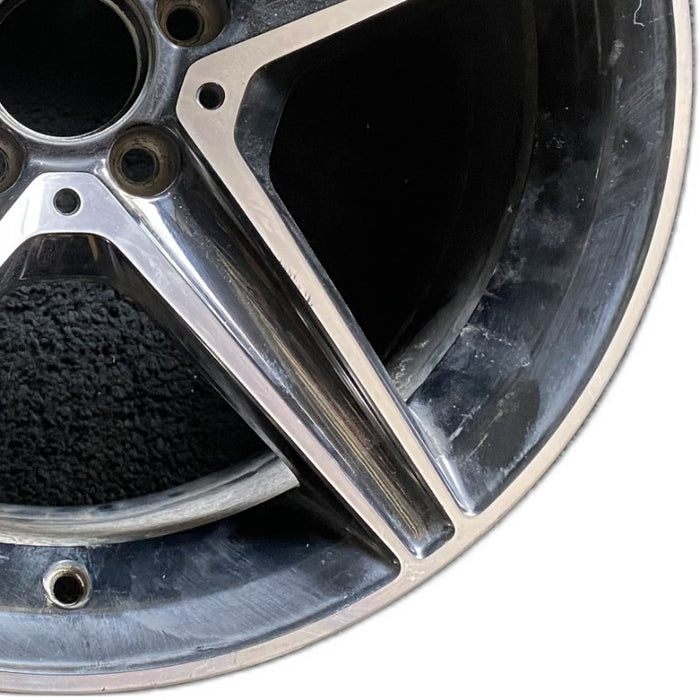 18" MERCEDES C-CLASS 15 205 Type; Sdn C400 5 spoke 18x8.5 black accents - Close-Up Detail