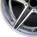 18" MERCEDES C-CLASS 15 205 Type; Sdn C400 5 spoke 18x8.5 black accents - Back View