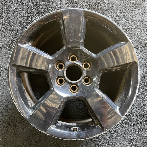 20" SIERRA 1500 PICKUP 19 classic , 20x9, 5 spoke, exposed lug nuts, black, opt - Angle View