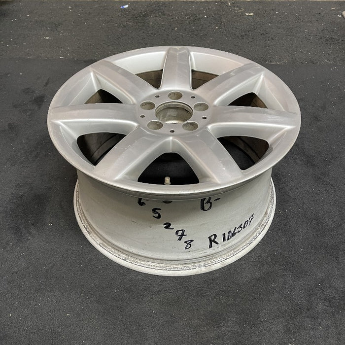 17" MERCEDES S-CLASS 03 230 Type; SL500 17x8.5 7 spoke Original OEM Wheel Rim - View 7