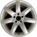 17" MERCEDES S-CLASS 03 230 Type; SL500 17x8.5 7 spoke Original OEM Wheel Rim - Front View