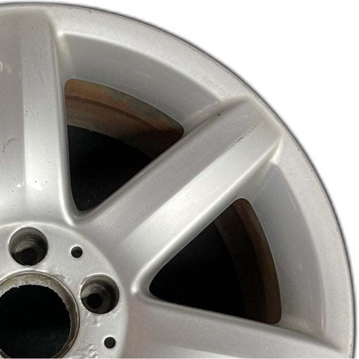 17" MERCEDES S-CLASS 03 230 Type; SL500 17x8.5 7 spoke Original OEM Wheel Rim - Side Profile