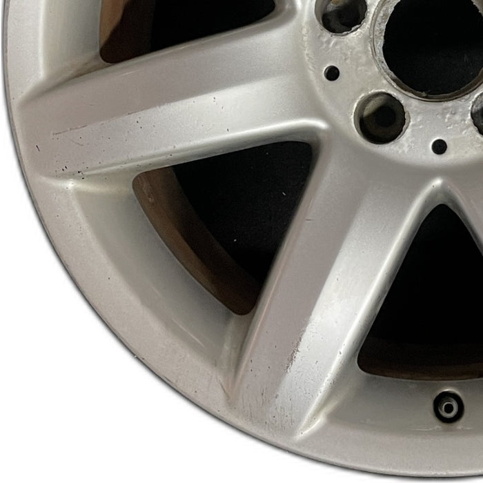 17" MERCEDES S-CLASS 03 230 Type; SL500 17x8.5 7 spoke Original OEM Wheel Rim - Back View