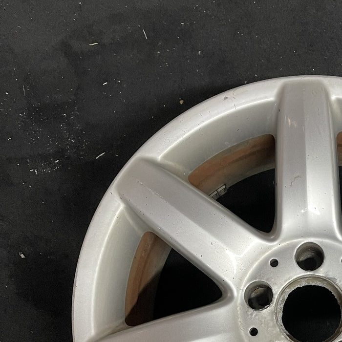 17" MERCEDES S-CLASS 03 230 Type; SL500 17x8.5 7 spoke Original OEM Wheel Rim - Side Profile
