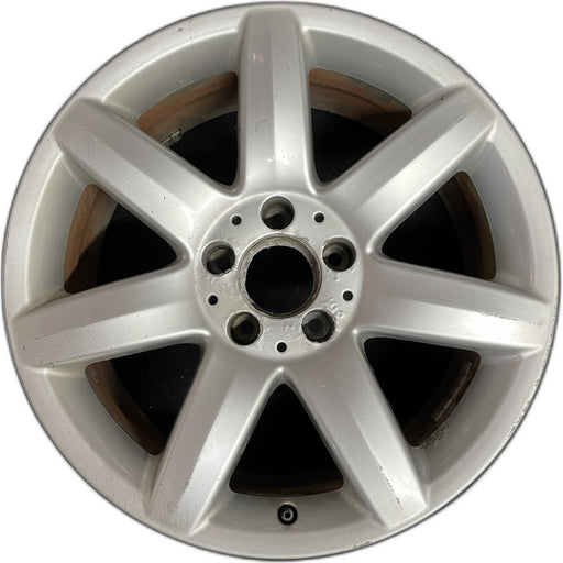 17" MERCEDES S-CLASS 03 230 Type; SL500 17x8.5 7 spoke Original OEM Wheel Rim - Front View