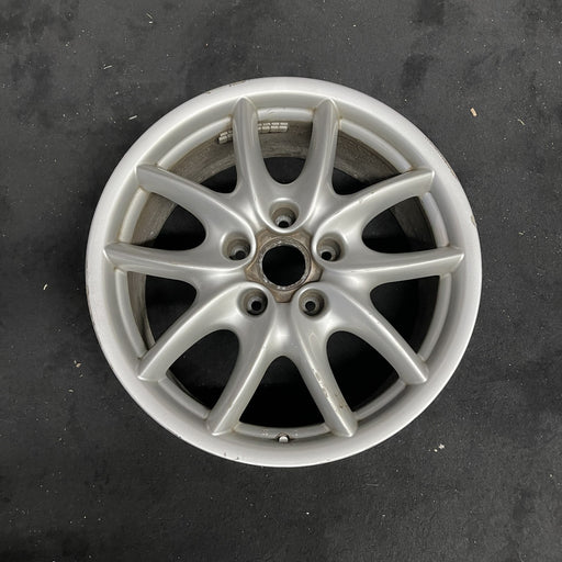 19" PORSCHE CAYENNE 05-06 19x9, 10 spoke Original OEM Wheel Rim - Angle View