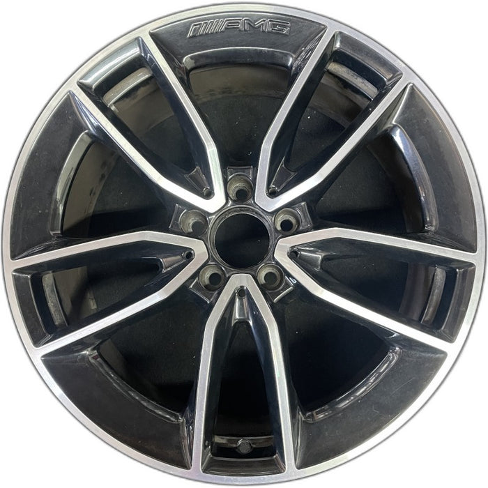 19" MERCEDES C-CLASS 20-21 205 Type C43 Cvertible 19x8.5 10 spoke machined face - Front View