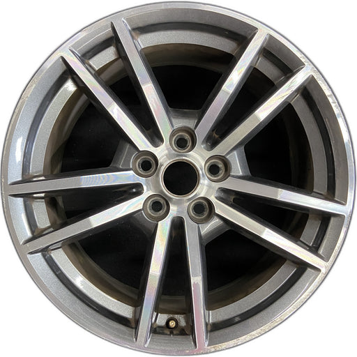 18" MUSTANG 15 18x8 , 10 spoke Original OEM Wheel Rim - Front View