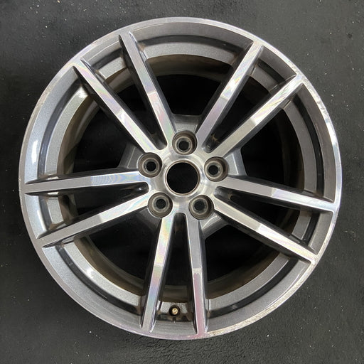 18" MUSTANG 15 18x8 , 10 spoke Original OEM Wheel Rim - Angle View