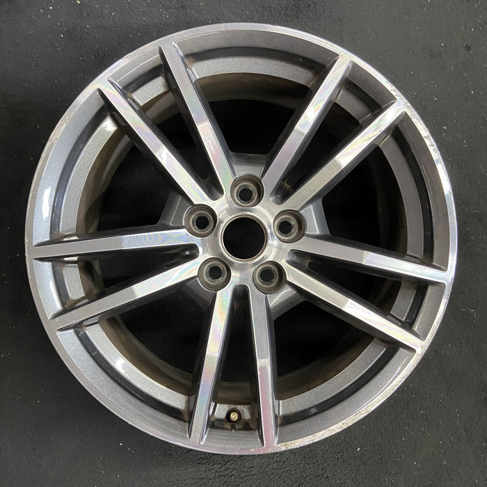 18" MUSTANG 15 18x8 , 10 spoke Original OEM Wheel Rim - Angle View