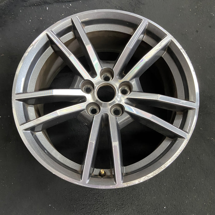 18" MUSTANG 15 18x8 , 10 spoke Original OEM Wheel Rim - Side Profile