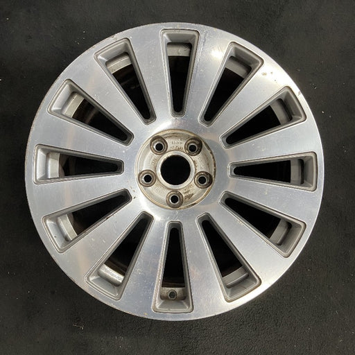 19" AUDI A8 05-06 19x8.5 12 spoke polished Original OEM Wheel Rim - Front View