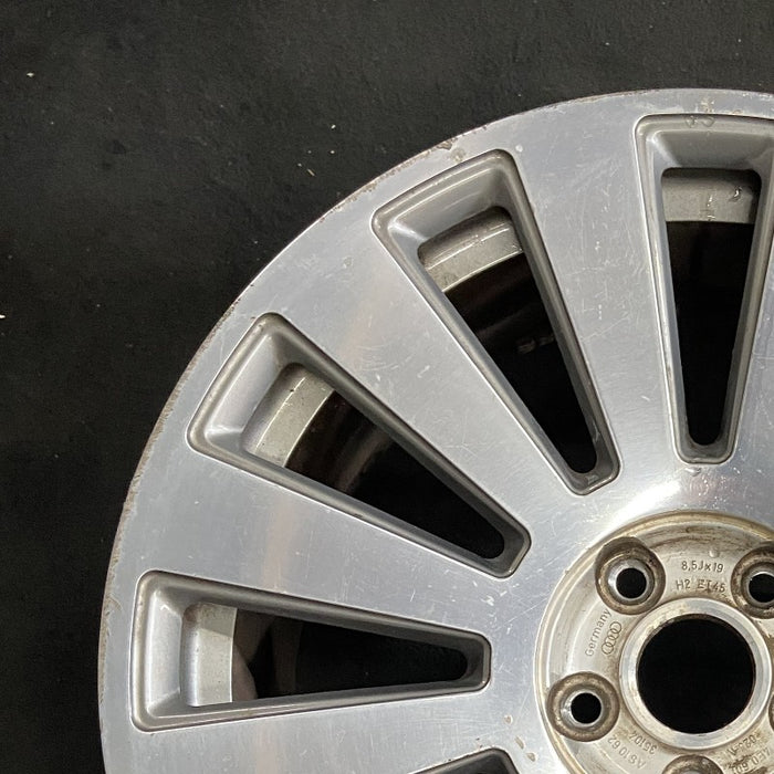 19" AUDI A8 05-06 19x8.5 12 spoke polished Original OEM Wheel Rim