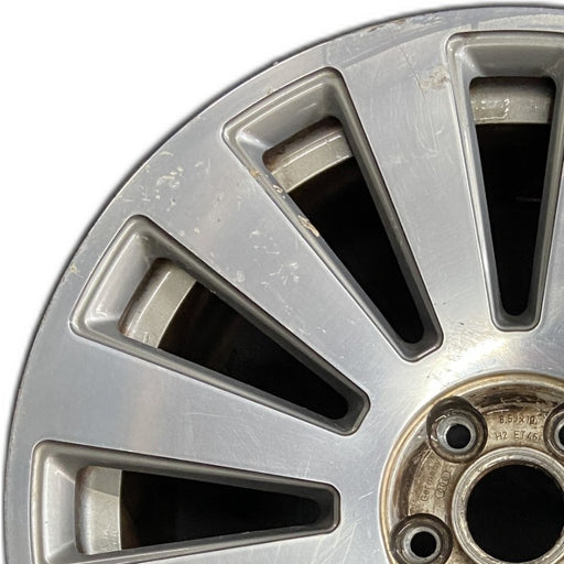 19" AUDI A8 05-06 19x8.5 12 spoke polished Original OEM Wheel Rim - Angle View