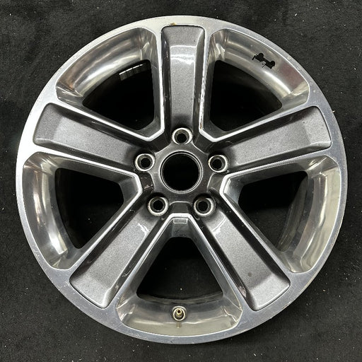 18" WRANGLER 18 VIN X 6th digit JL body 18x7.5 5 spoke straight spoke opt WHG - Front View