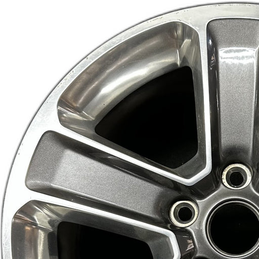 18" WRANGLER 18 VIN X 6th digit JL body 18x7.5 5 spoke straight spoke opt WHG - Angle View
