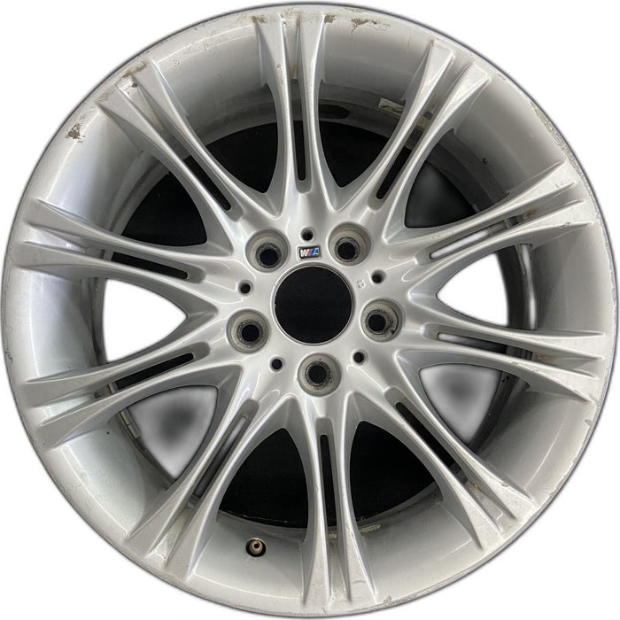 18" BMW 320i 01-05 , 18x8 , 10 spoke, grooved spoke Original OEM Wheel Rim - Front View
