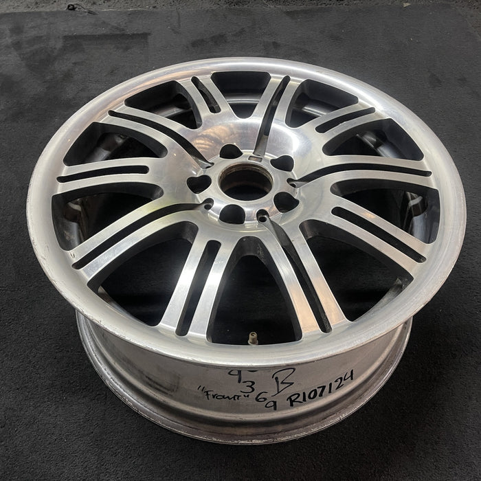 19" BMW M3 01-06 19x8 , 10 double spoke Original OEM Wheel Rim - Side Profile