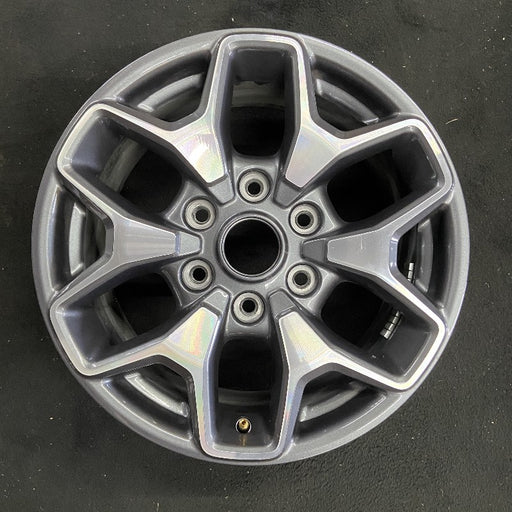 17" BRONCO 21-22 17x8 6 spoke double spoke Original OEM Wheel Rim - Front View