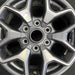 17" BRONCO 21-22 17x8 6 spoke double spoke Original OEM Wheel Rim - Angle View