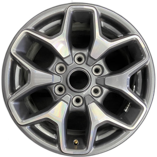 17" BRONCO 21-22 17x8 6 spoke double spoke Original OEM Wheel Rim - Front View