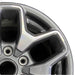 17" BRONCO 21-22 17x8 6 spoke double spoke Original OEM Wheel Rim - Side Profile