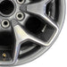 17" BRONCO 21-22 17x8 6 spoke double spoke Original OEM Wheel Rim - Close-Up Detail