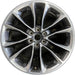 22" WAGONEER 22-23 22x9, 12 spoke, opt WPM Original OEM Wheel Rim - Front View