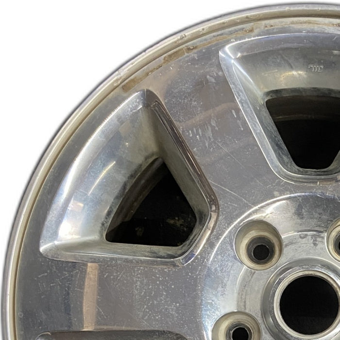 17" COMMANDER 06 17x7.5 aluminum 6 spoke Original OEM Wheel Rim - Angle View
