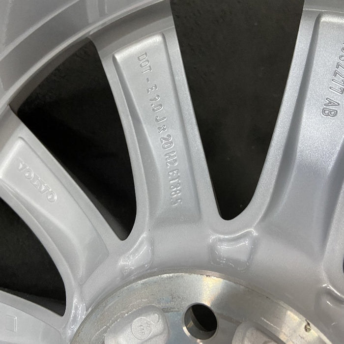 20" VOLVO XC90 16-17 20x9 alloy 10 spoke silver finish Original OEM Wheel Rim